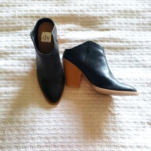 Dolce Vita black leather mules